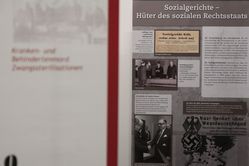 Plakat aus der Ausstellung Justiz im NationalsozialismusHistorie