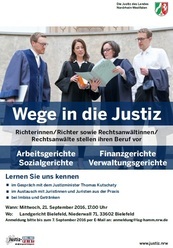 Wege in die Justiz Wege in die Justiz