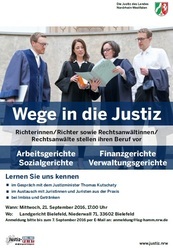 Wege in die Justiz